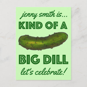 Typ av inbjudan till Big Dill Pickle Party