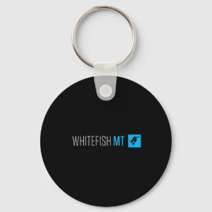 Typ av Whitefish Montana Snowboard Nyckelring