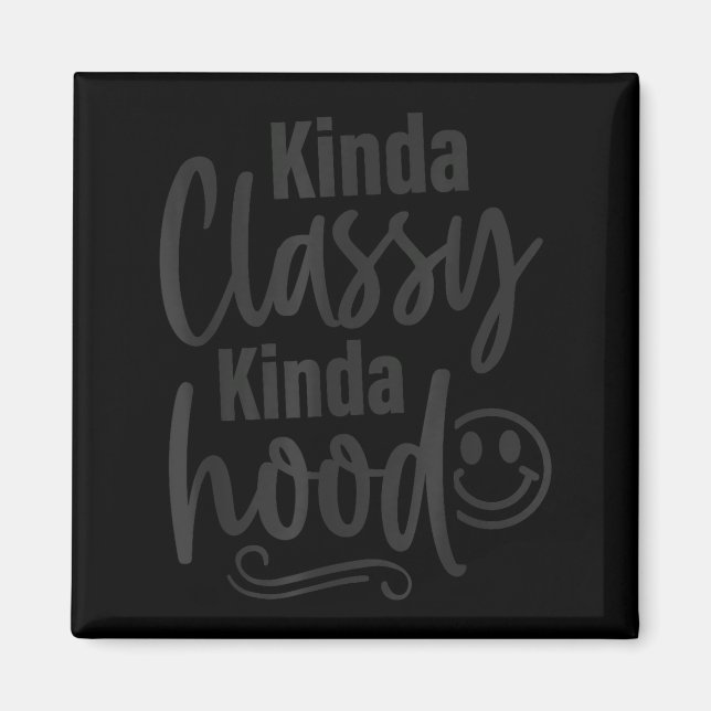 Typ Cly Typ Hood, Roliga S sarkastiska Citat  Magnet (Framsidan)