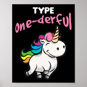 Typ Enderlig Diabetes Diabetes Medvetenhet Enhörni Poster