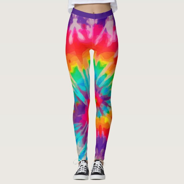 Typ-färgämnen-3-legeringar Leggings (Framsida)