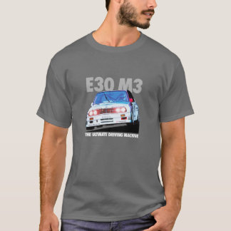 Typ för vit för BMW E30 M3 DTM Racer (Warsteiner) T-shirt