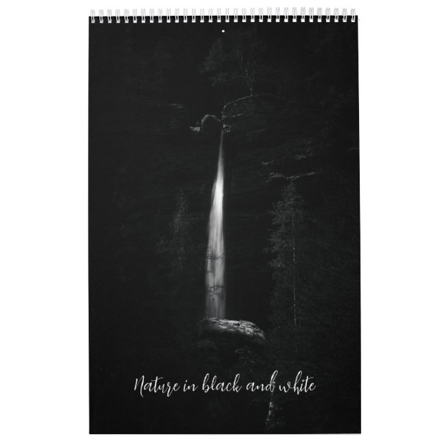 Typ i svartvit v3-fotokalender kalender (Omslag)