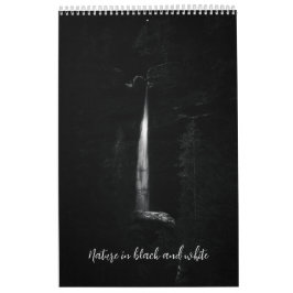 Typ i svartvit v3-fotokalender kalender