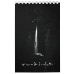 Typ i svartvit v3-fotokalender kalender