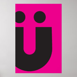 TYP(O) Creations: Umlaut Ü Poster