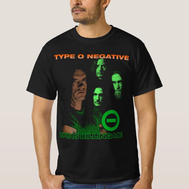 Typ O Negativ T Shirt (Framsida)