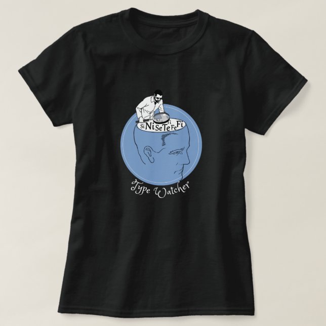 Typ Watcher, kognitiva funktioner T-shirt (Design framsida)
