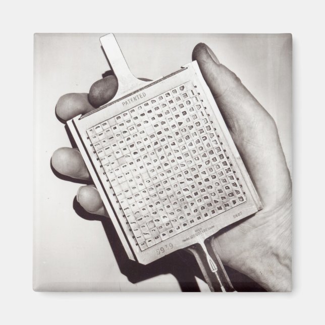 Typblock Magnet (Framsidan)