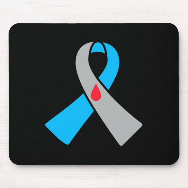 Type 1 Diabetes Awareness Ribbon Bydge  Musmatta (Framsidan)