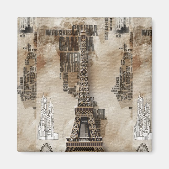 Typeography Paris Magnet (Framsidan)