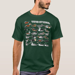 Typer av ankor t-shirt