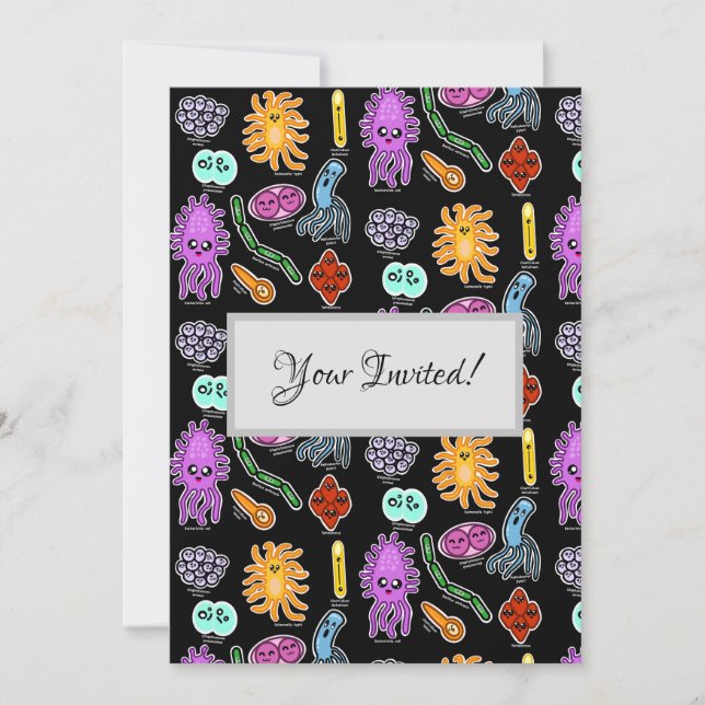 Typer Av Bakterier Inbjudningar (Framsida)