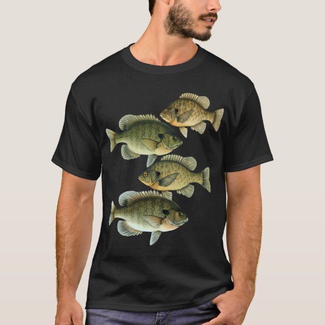 Typer av Bluegill T Shirt (Framsida)