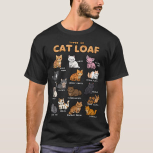 Typer av Cat Loaf Shirt Cute Kitten Kawaii Cats Ca T
