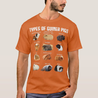 Typer av Guineas Hårig Potato Älskare Kids Pet G T Shirt