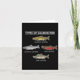 Typer av laxfisk för laxfiske kort