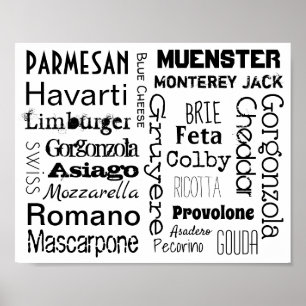 Typer av ost poster