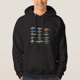 Typer av sötvattensfisk hoodie