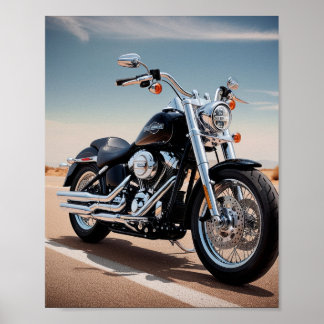 Typer av vanliga motorcyklar och cyklar poster