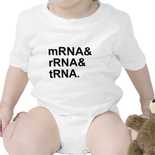 typer för mRNA-rRNAtRNA av RNA Tee Shirt