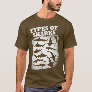 Types Of Sharks T Shirt