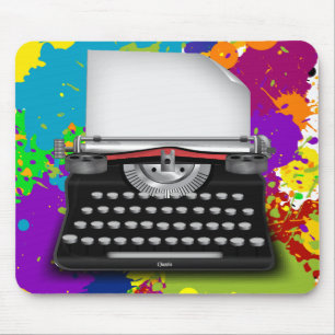Typewriter Bläck Musmatta