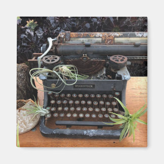 Typewriter Luft Plant Magnet