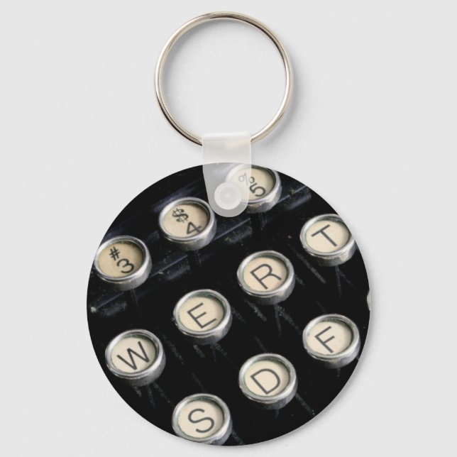 Typewriter nycklar nyckelring (Framsida)