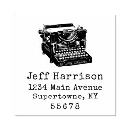 Typewriter-Returadress Stämpel