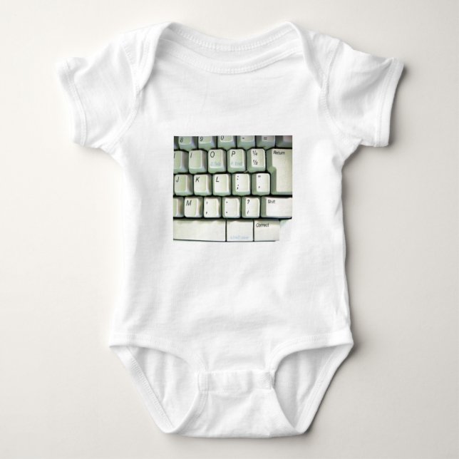 Typewriter Tangentbord T-shirt (Framsida)