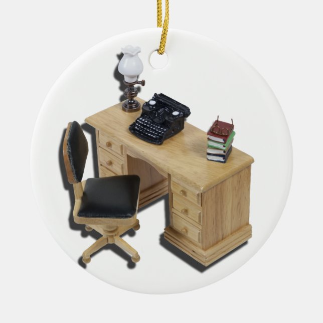 TypewriterBooksDesk111112 copy.png Julgransprydnad Keramik (Framsidan)