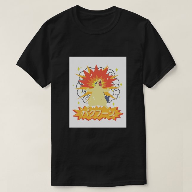 Typhlosion Pokémon Graphic T Shirt (Design framsida)