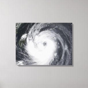 Typhoon Chaba i det westerna Stilla havet Canvastryck
