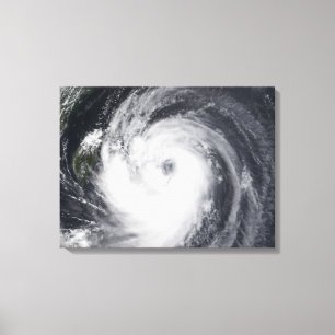 Typhoon Chaba i det westerna Stilla havet Canvastryck
