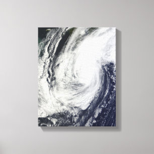 Typhoon Chaba över de Ryukyu öarna, Japan Canvastryck
