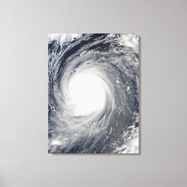 Typhoon Choi-wan söder om Japan, Stilla havet Canvastryck (Framsida)
