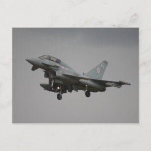 Typhoon Euro fighter Vykort