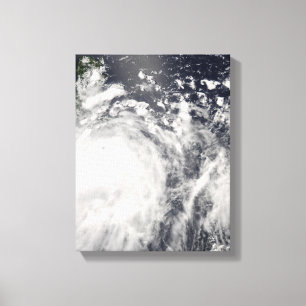 Typhoon Fengshen över Filippinerna Canvastryck