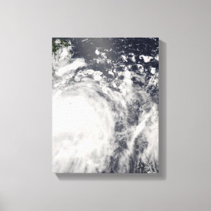 Typhoon Fengshen över Filippinerna Canvastryck