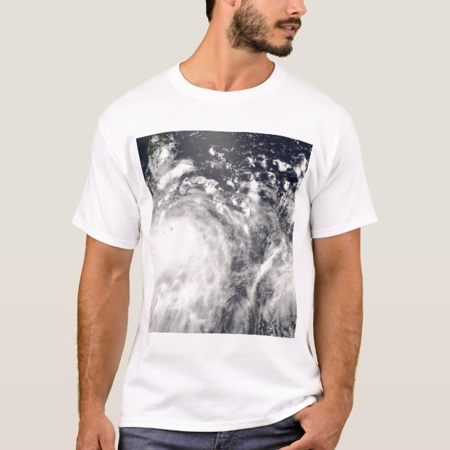 Typhoon Fengshen över Filippinerna T-shirt (Framsida)