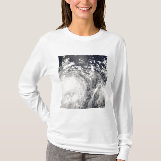 Typhoon Fengshen över Filippinerna T-shirt (Framsida)