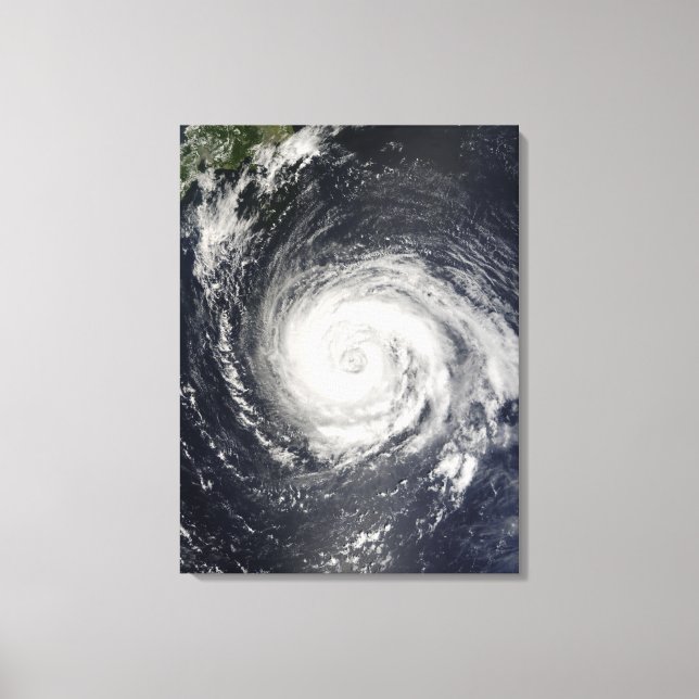 Typhoon Fitow Canvastryck (Framsida)
