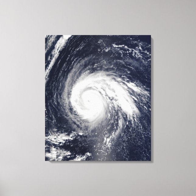 Typhoon Higos Canvastryck (Framsida)