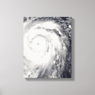 Typhoon Jangmi av Taiwan och Filippinerna Canvastryck