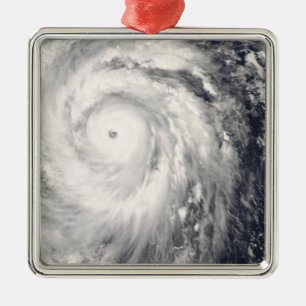 Typhoon Jangmi av Taiwan och Filippinerna Julgransprydnad Metall