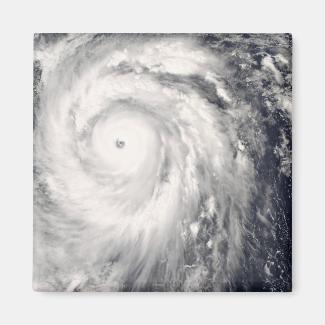 Typhoon Jangmi utanför Taiwan och Filippinerna Magnet (Framsidan)