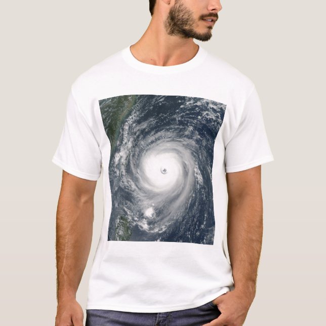 Typhoon Longwang närmar sig Taiwan T-shirt (Framsida)