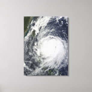 Typhoon Lupit av Filippinerna Canvastryck