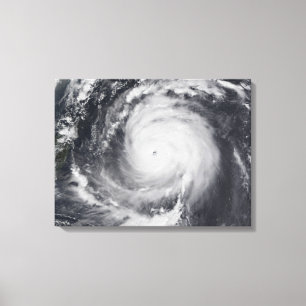 Typhoon Maemi i det westerna Stilla havet Canvastryck